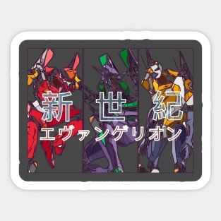 Evas: Geometric from Neon Genesis Sticker